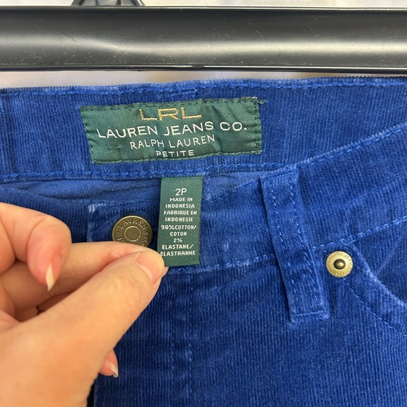 Ralph Lauren Vibrant Blue Corduroy Pants - Picture 5 of 7